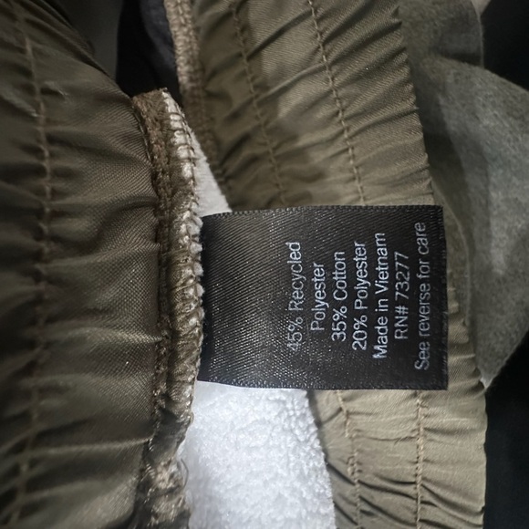 FLX Light Gray Cargo Pants with Elastic Waistband and Tapered Legs - Picture 11 of 11